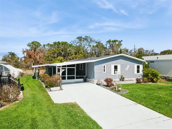 a house view with a garden space