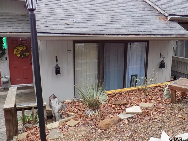 a backyard of a house