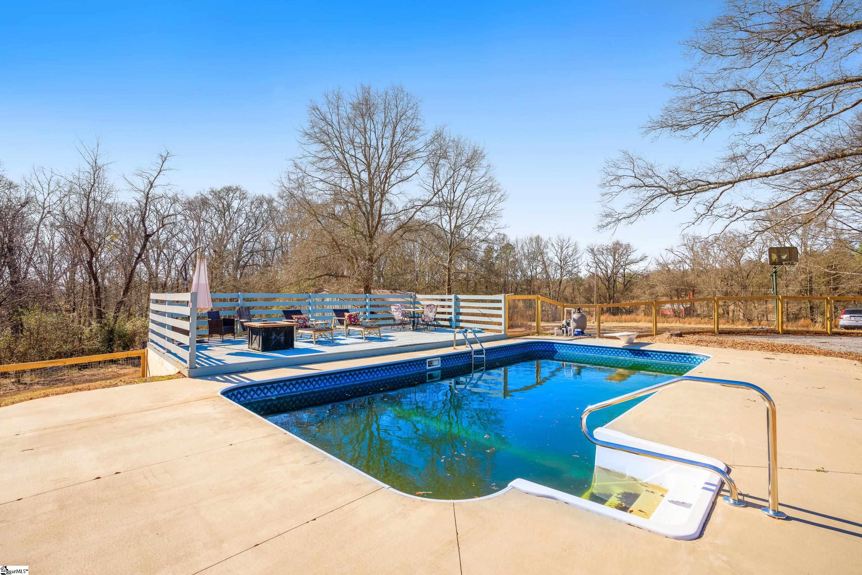 1507 Fountain Inn Road Woodruff, SC 29388 - Photo 25 of 35 POOL IS BEING CLEANED