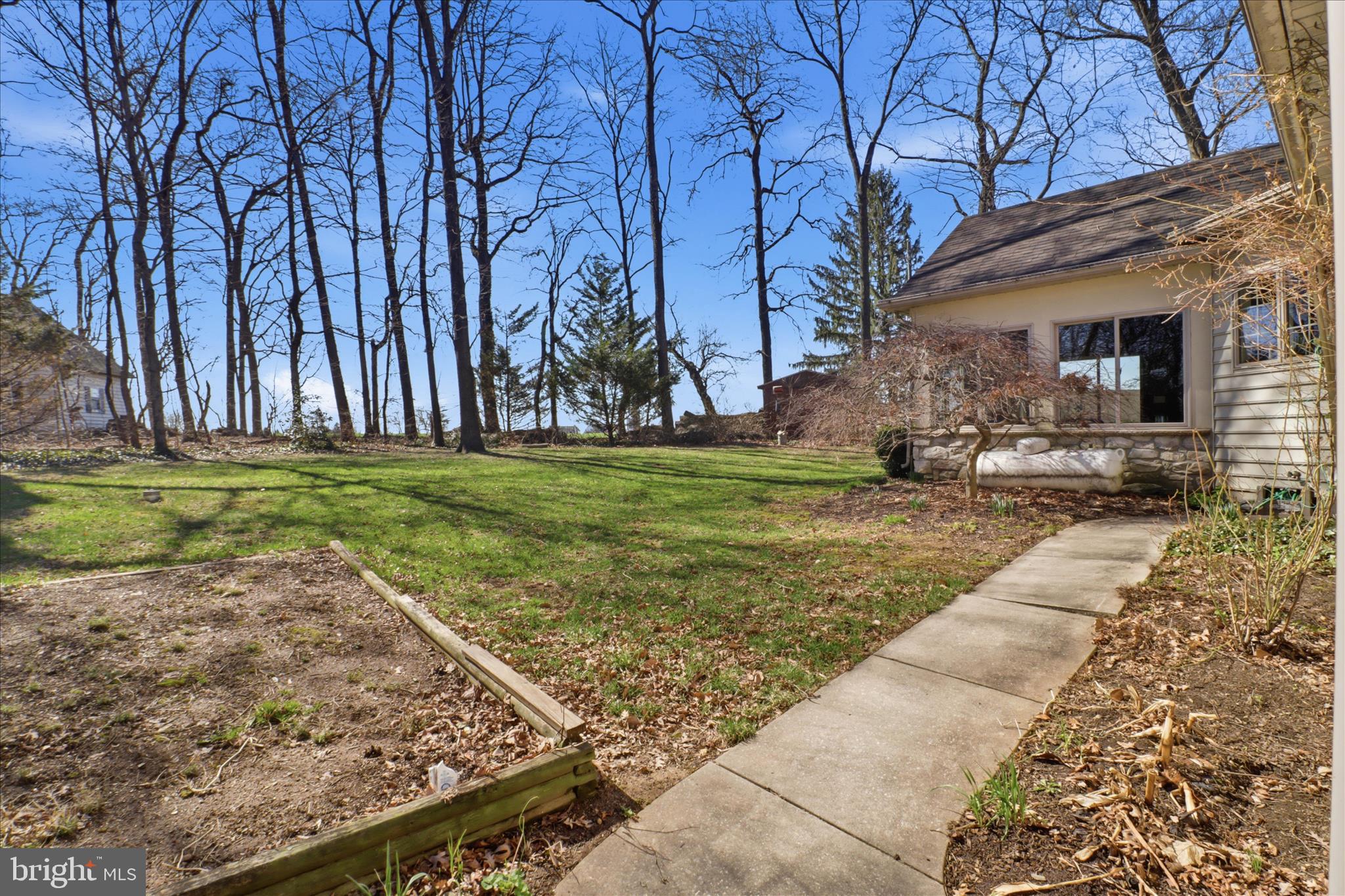 364 Evans Road Lititz, PA 17543 - Photo 46 of 58 a view of a backyard with large trees