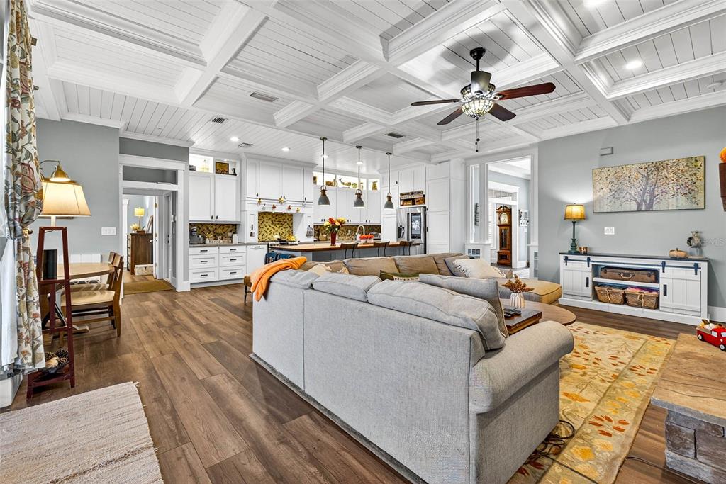 18051 Hancock Bluff Road Dade City, FL 33523 - Photo 23 of 98 a living room with furniture and a flat screen tv
