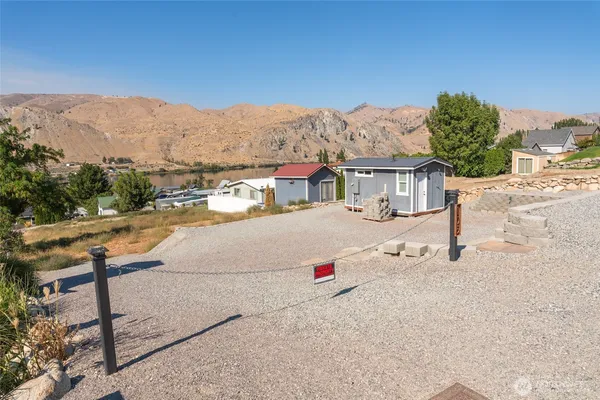 a view of a city with an ocean