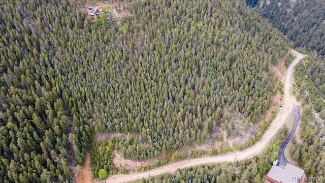 a bird view of a garden