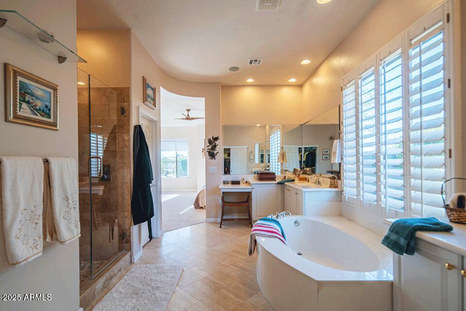 2347 West River Rock Court Phoenix, AZ 85086 - Photo 12 of 25 a living room with furniture and a large window