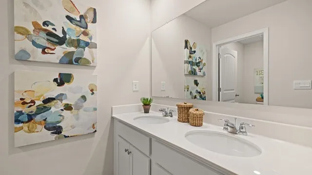 a view of a swimming pool with a patio and a yard