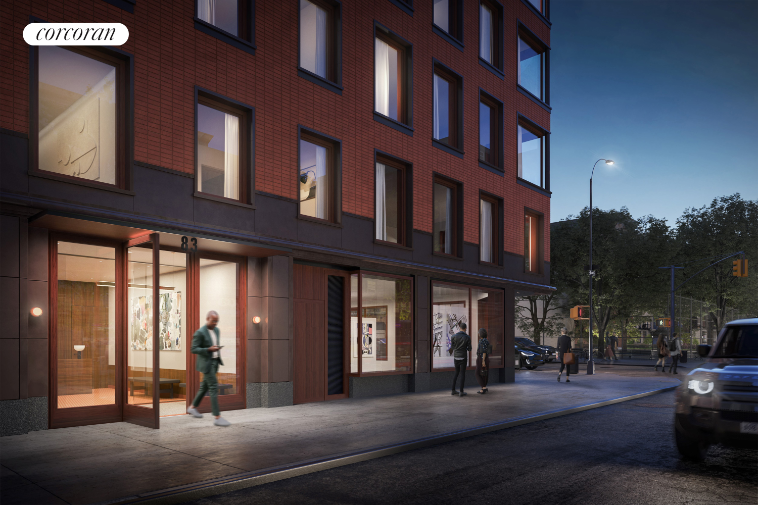 83 Thompson Street, Unit PH Manhattan, NY 10012 - Photo 17 of 20 a view of a building on the street