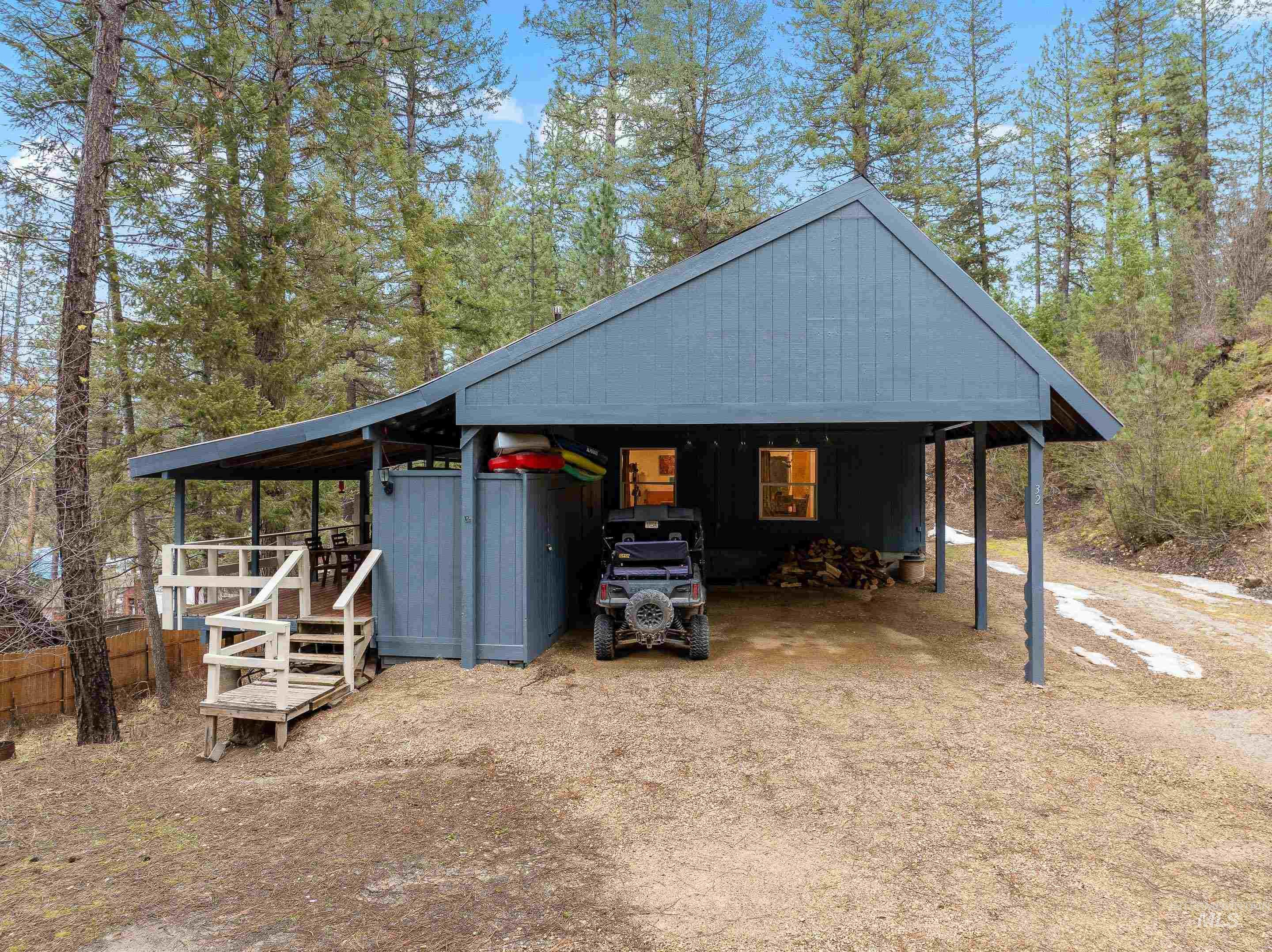32 Sky Ridge Drive Garden Valley, ID 83622 - Photo 1 of 37 View of outbuilding featuring a detached carport