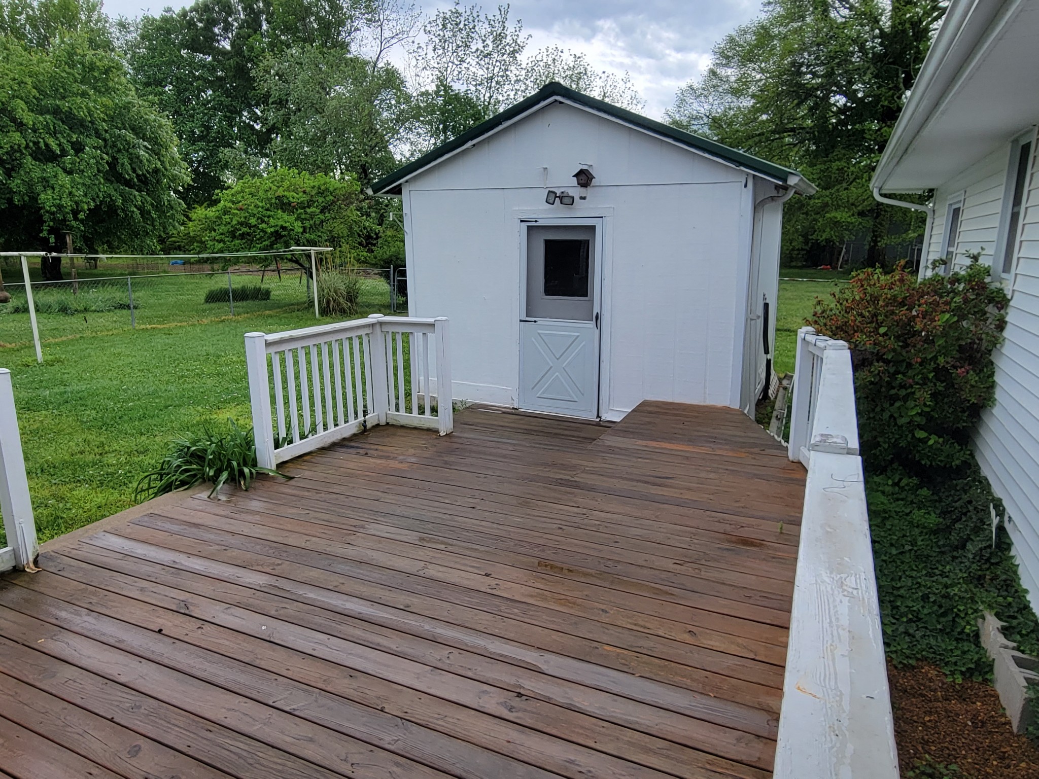 132 Gruett Road Manchester, TN 37355 - Photo 21 of 36 a view of a backyard with a garden
