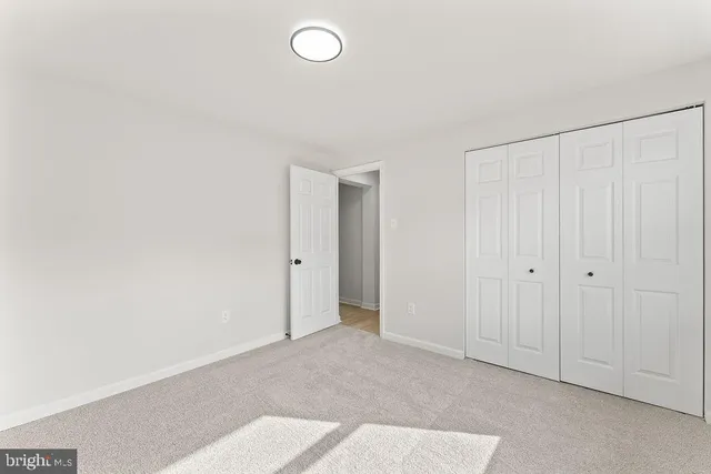 a view of an empty room