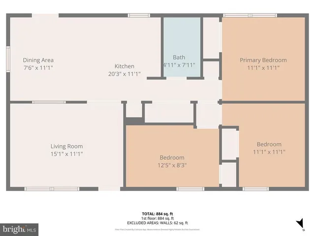 a picture of a wall with a white building and a shower