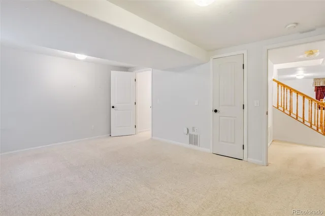 a view of an empty room