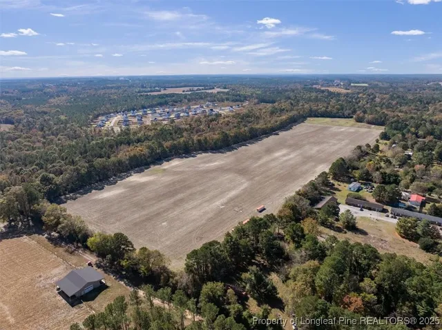 an aerial view of a houses