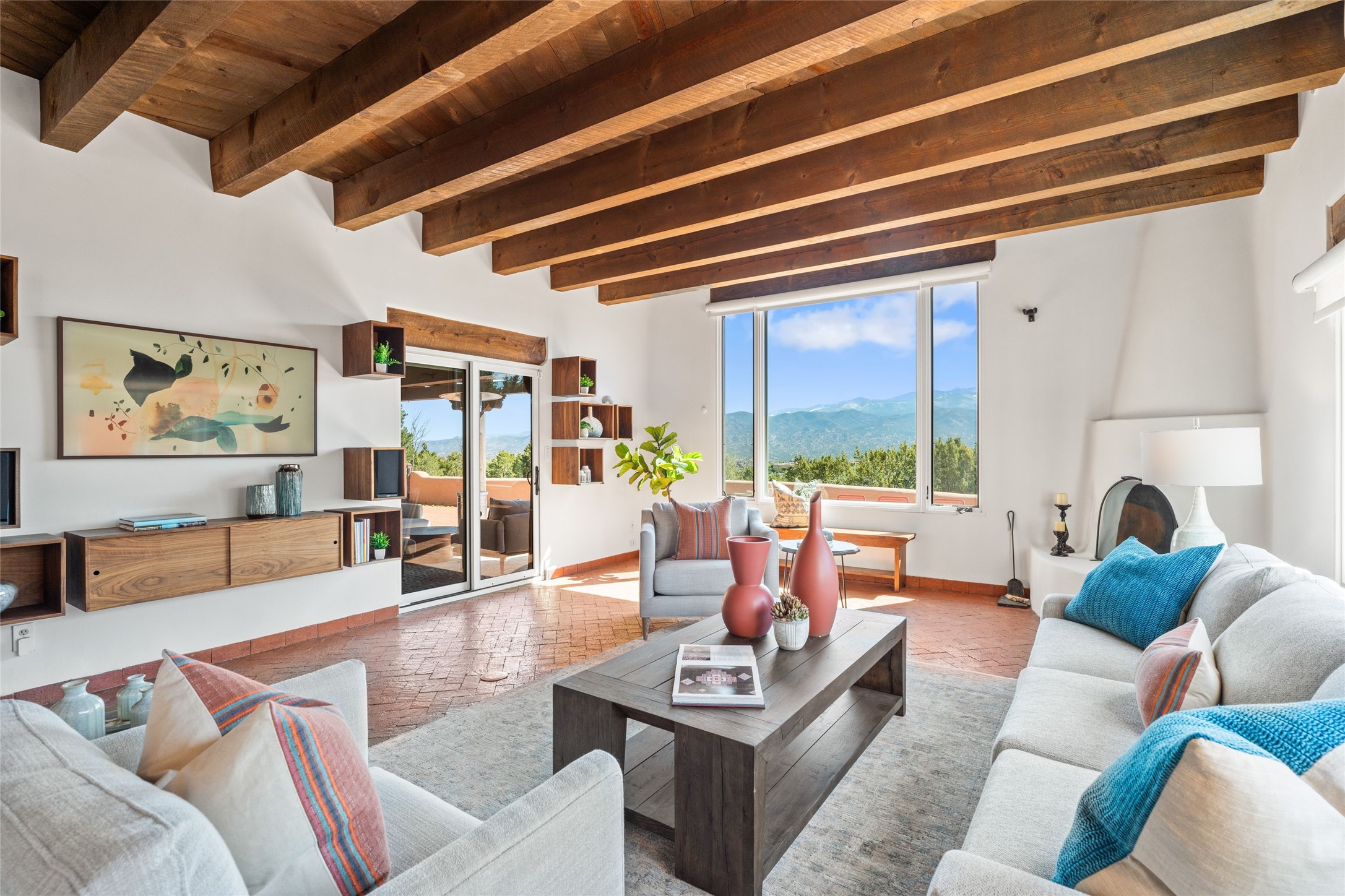 Living Room with Sangre de Cristo views