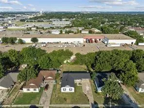an aerial view of residential building and lake view