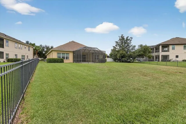 a view of a green field