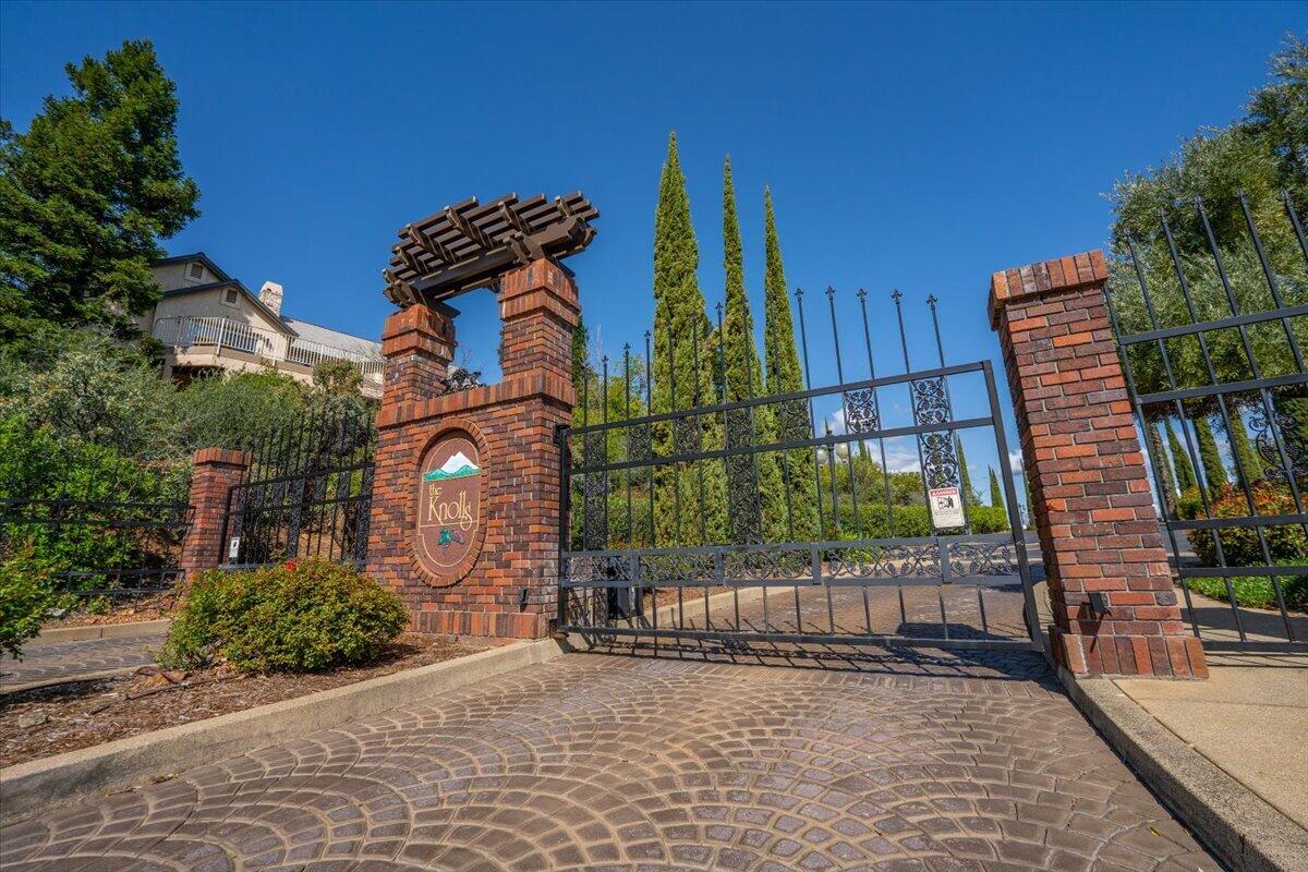 Gated entrance