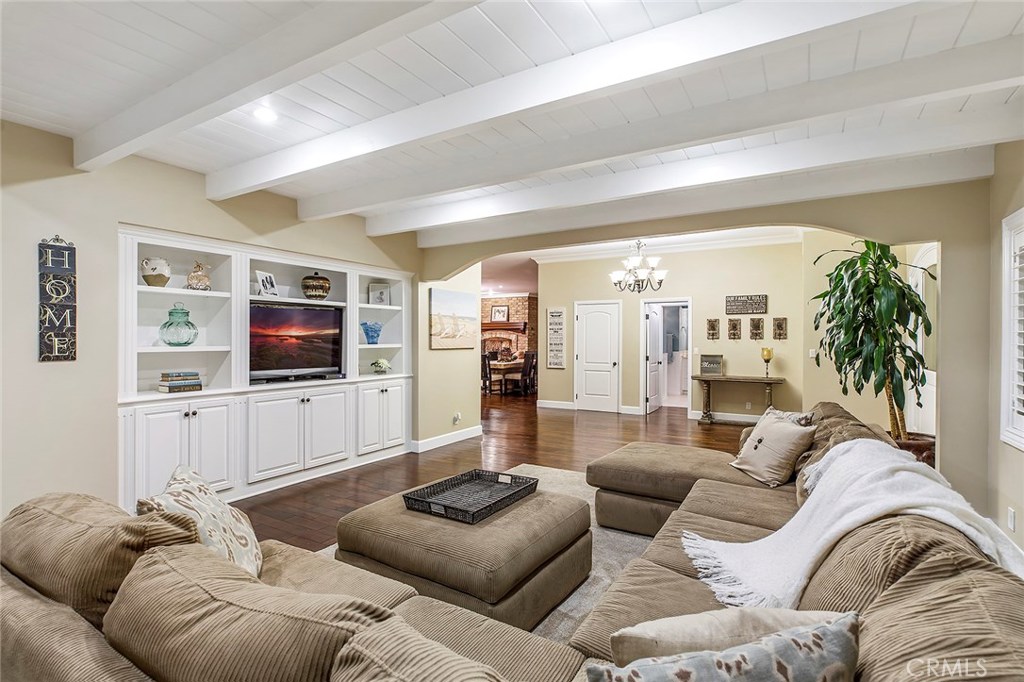 12822 Periwinkle Drive North Tustin, CA 92705 - Photo 18 of 36 a living room with furniture and a flat screen tv