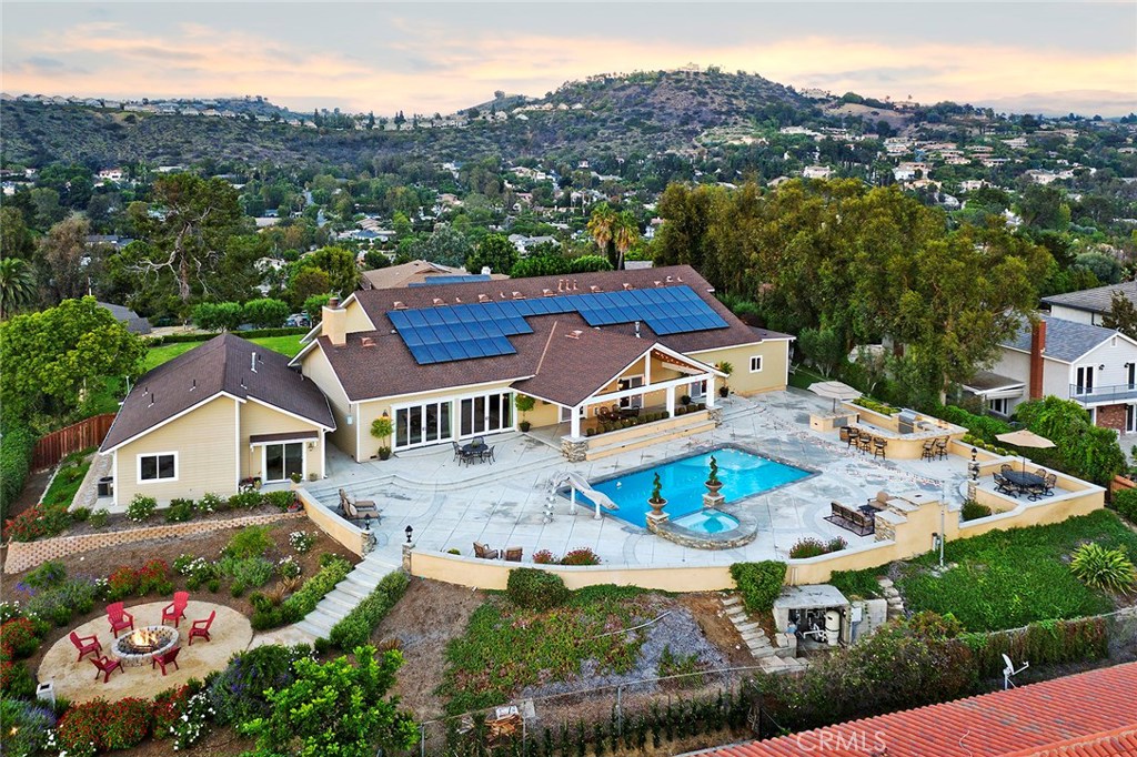 12822 Periwinkle Drive North Tustin, CA 92705 - Photo 8 of 36 an aerial view of house with an outdoor space