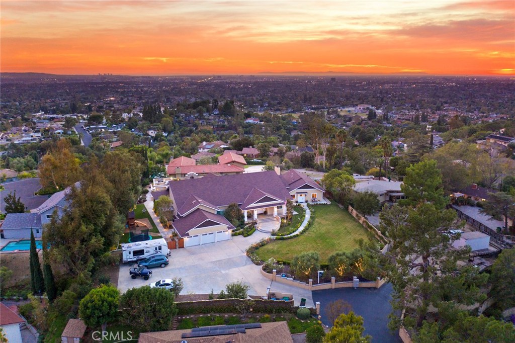12822 Periwinkle Drive North Tustin, CA 92705 - Photo 9 of 36 an aerial view of residential houses and outdoor space