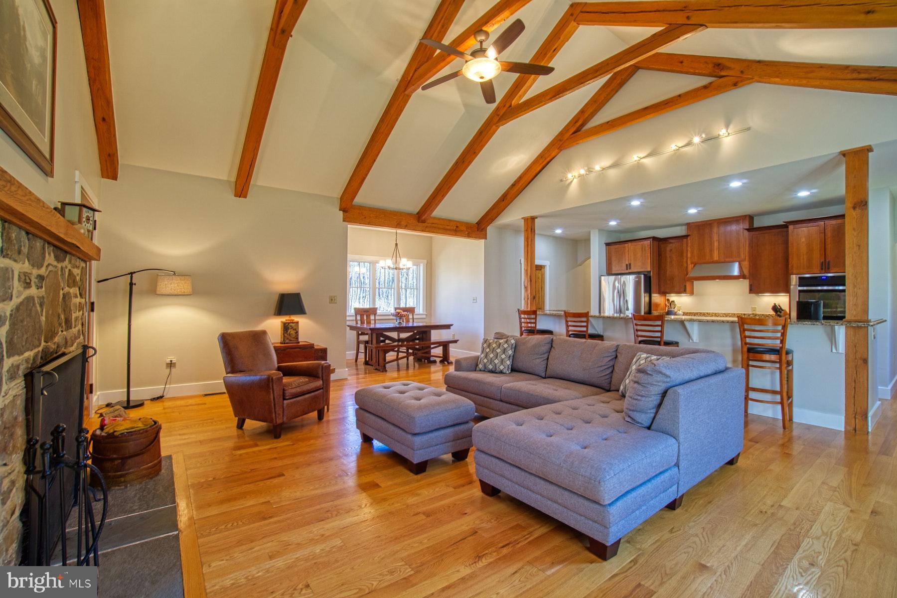20769 Blue Ridge Mountain Road Paris, VA 20130 - Photo 10 of 63 Vaulted family room off kitchen