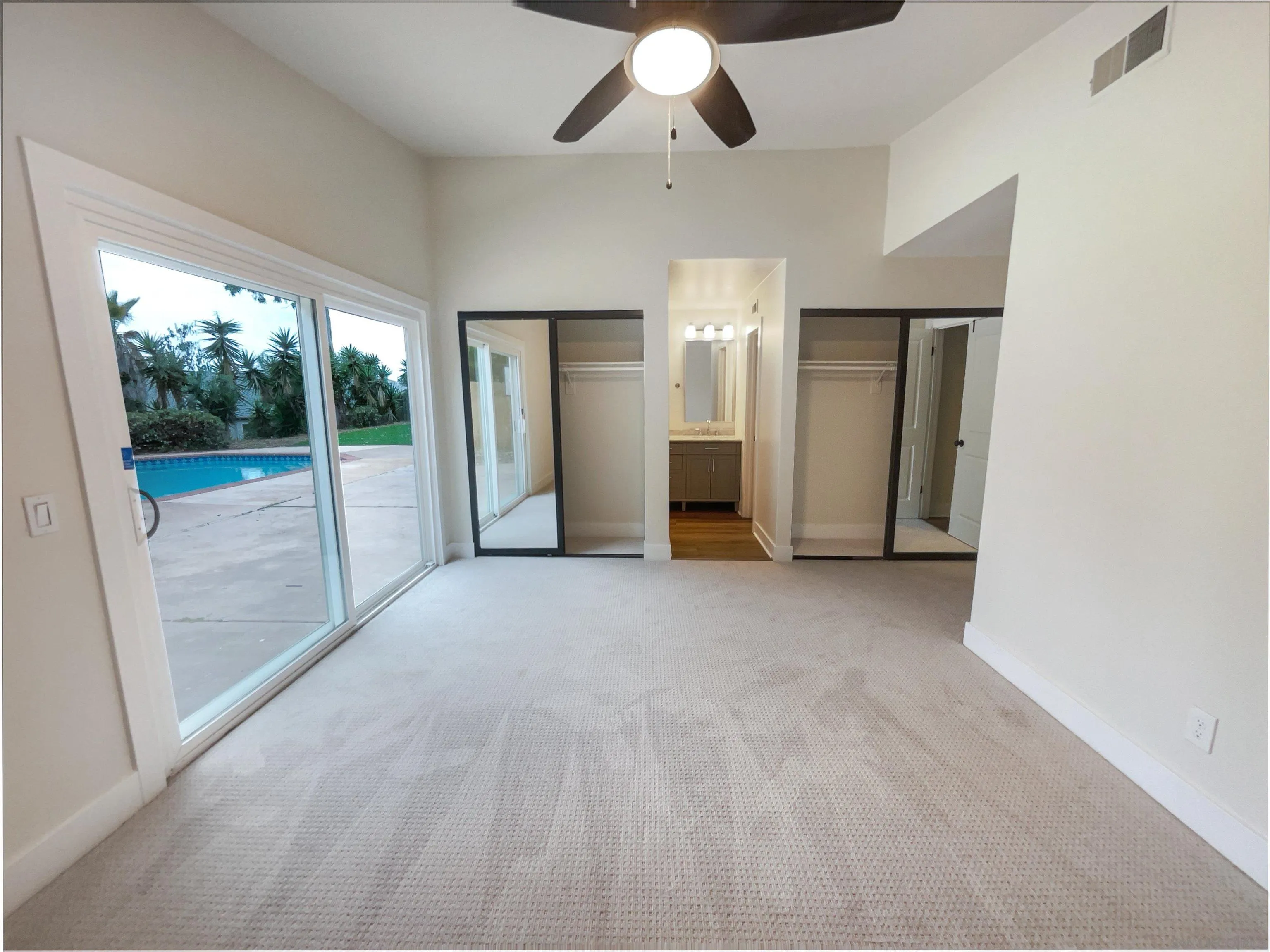 350 Whispering Brook Drive Vista, CA 92083 - Photo 17 of 17 a view of empty room with floor to ceiling window