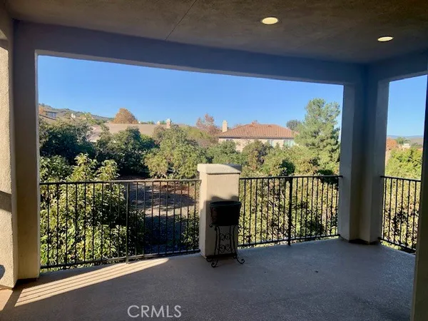 a view of a balcony
