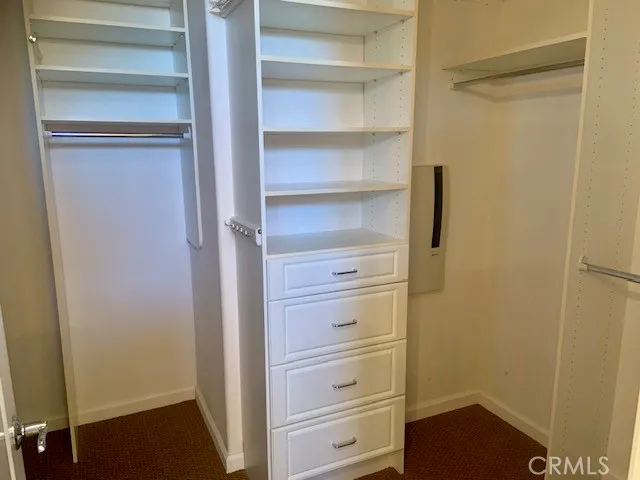 a view of walk in closet
