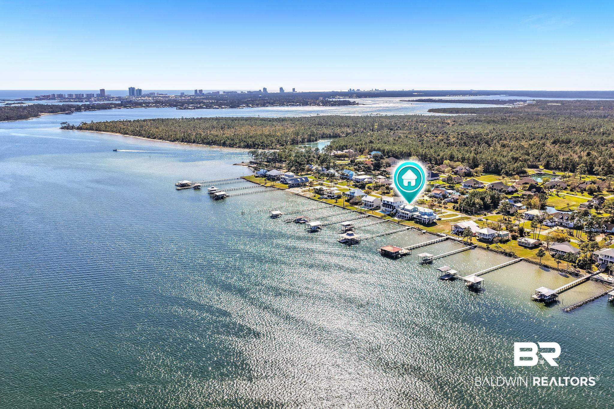 6434 County Road 95 Elberta, AL 36530 - Photo 81 of 99 Drone / aerial view of a large body of water