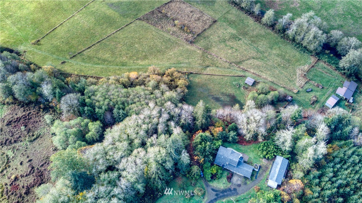 1381 Wynoochee Valley Road Montesano, WA 98563 - Photo 39 of 40 an aerial view of a house with a yard