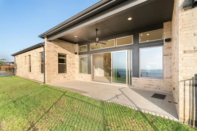 a bathroom with a large mirror