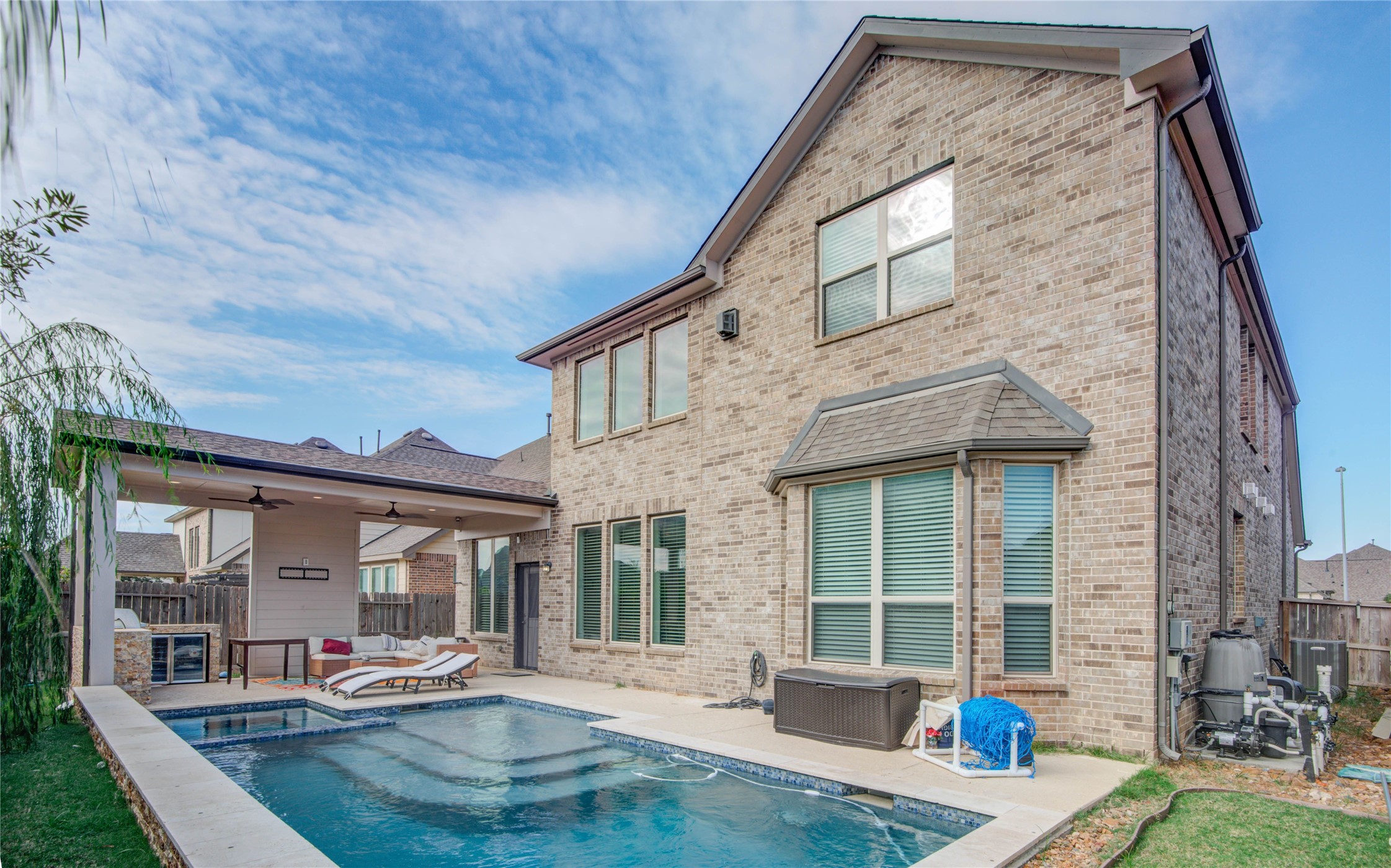 23527 San Ricci Court Richmond, TX 77406 - Photo 25 of 37 a front view of a house with garden