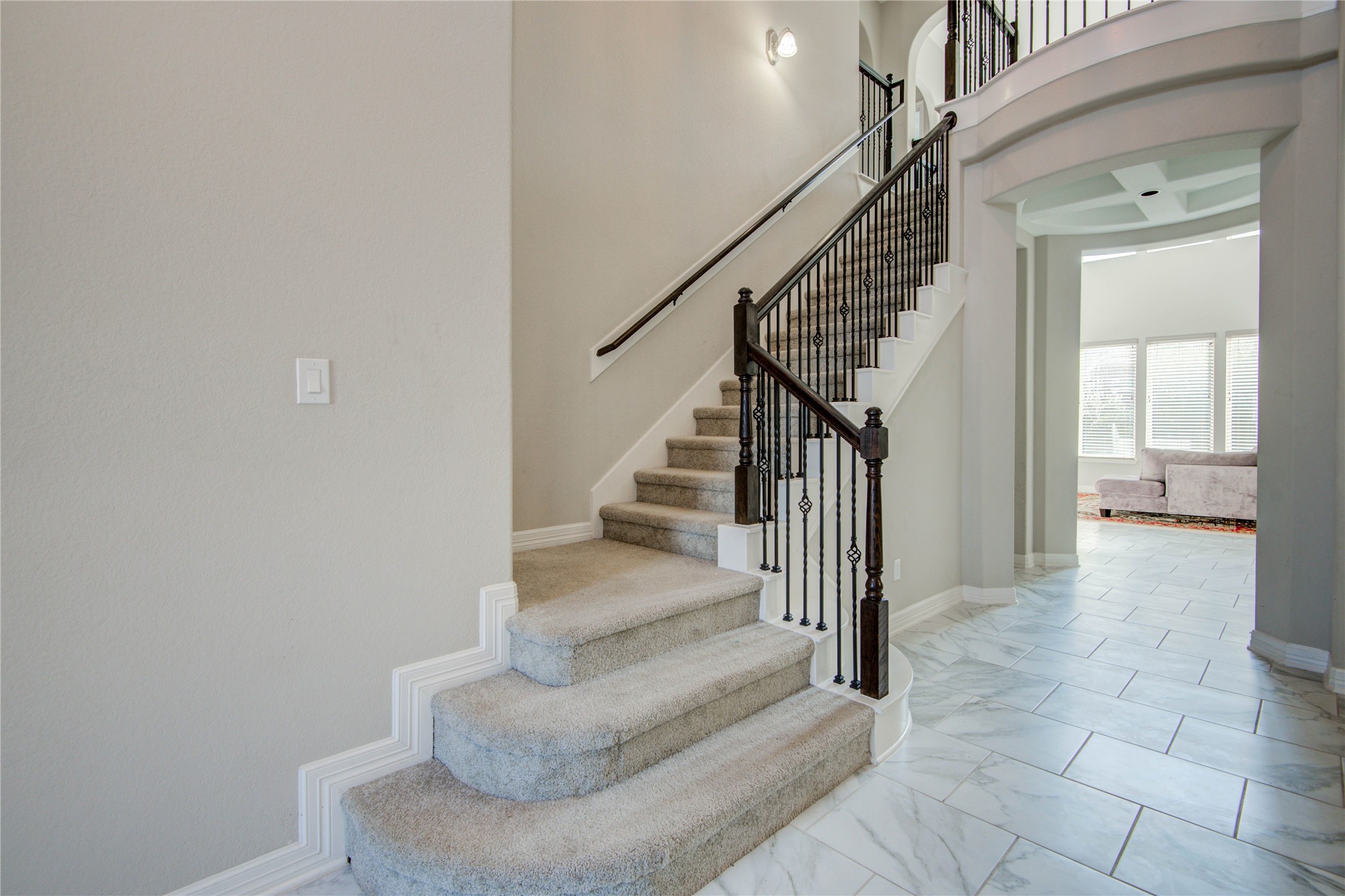 23527 San Ricci Court Richmond, TX 77406 - Photo 7 of 37 a view of entryway and hall with wooden floor