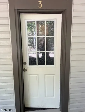 a view of a door