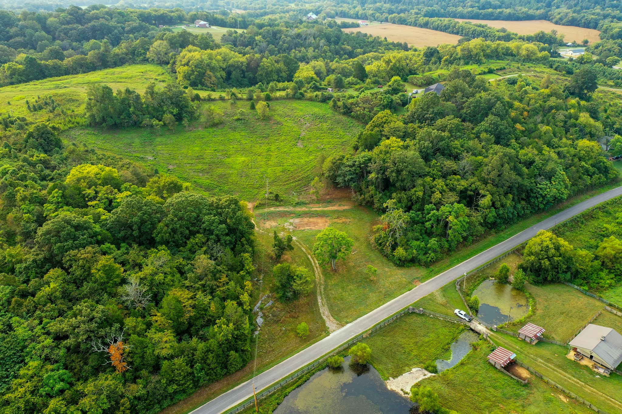2523 Baptist Church Road Culleoka, TN 38451 - Photo 6 of 15 a view of swimming pool from a balcony