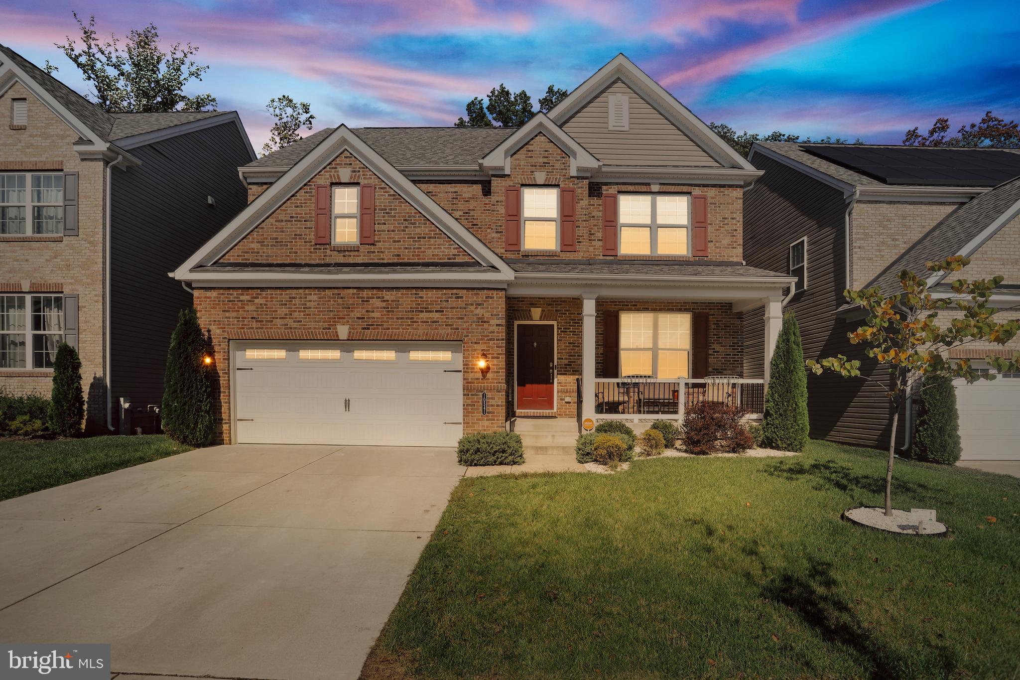 10541 Braddock Run Road Middle River, MD 21220 - Photo 4 of 52 FRONT ELEVATION AT TWILIGHT