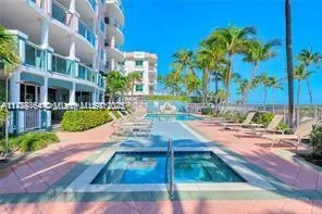 a view of a lake with a big yard