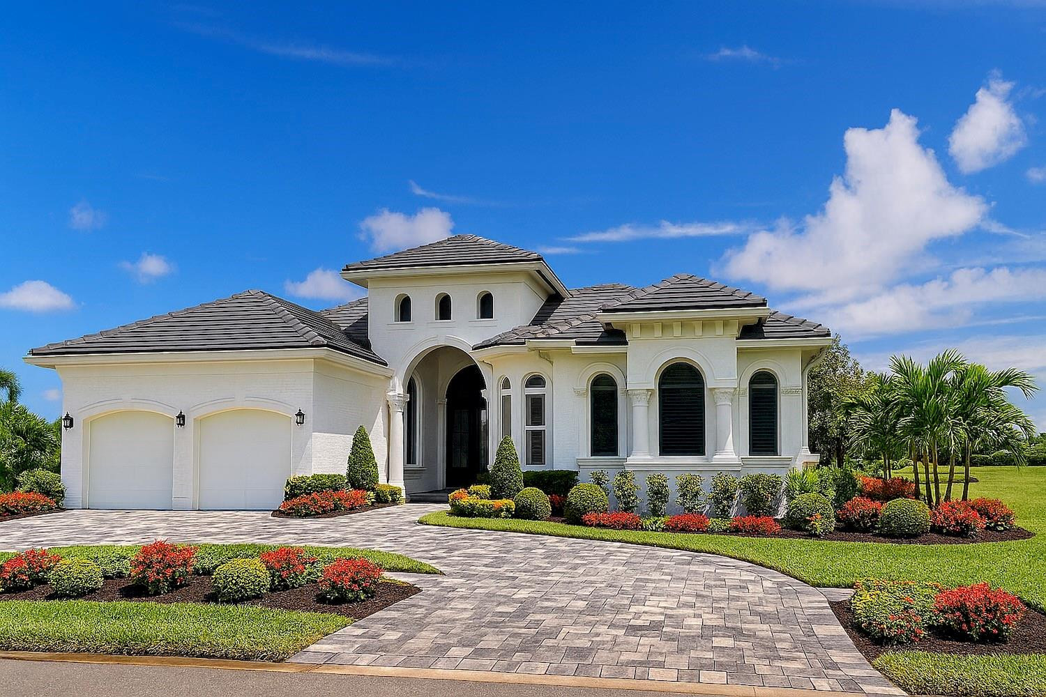 128 Southeast Rio Angelica Port St. Lucie, FL 34984 - Photo 1 of 40 a front view of a house with a yard