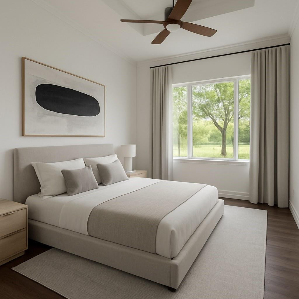 128 Southeast Rio Angelica Port St. Lucie, FL 34984 - Photo 15 of 40 a bedroom with a bed and a large window