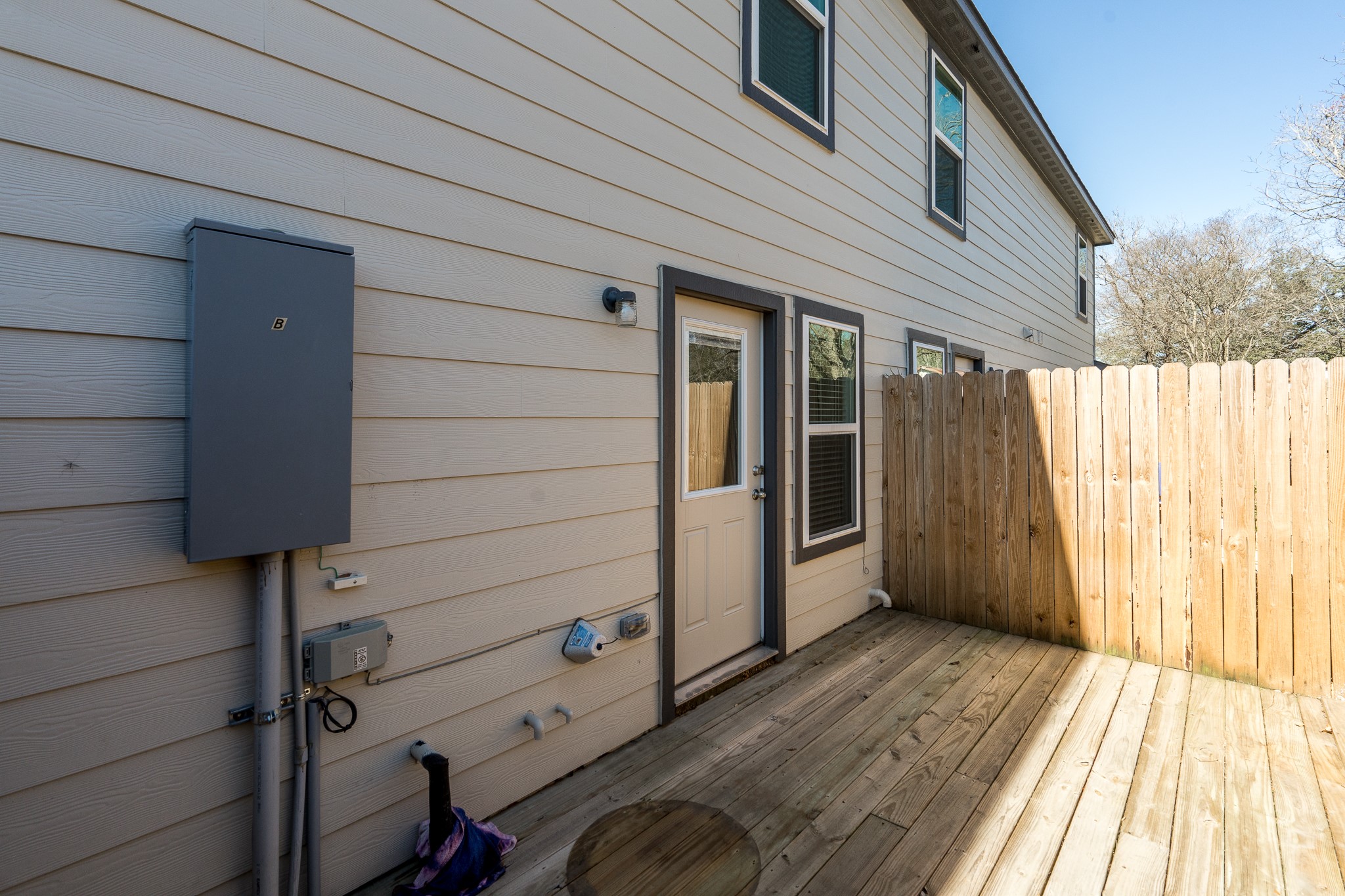 207 North Poplar Street, Unit B Tomball, TX 77375 - Photo 15 of 21 Private Deck