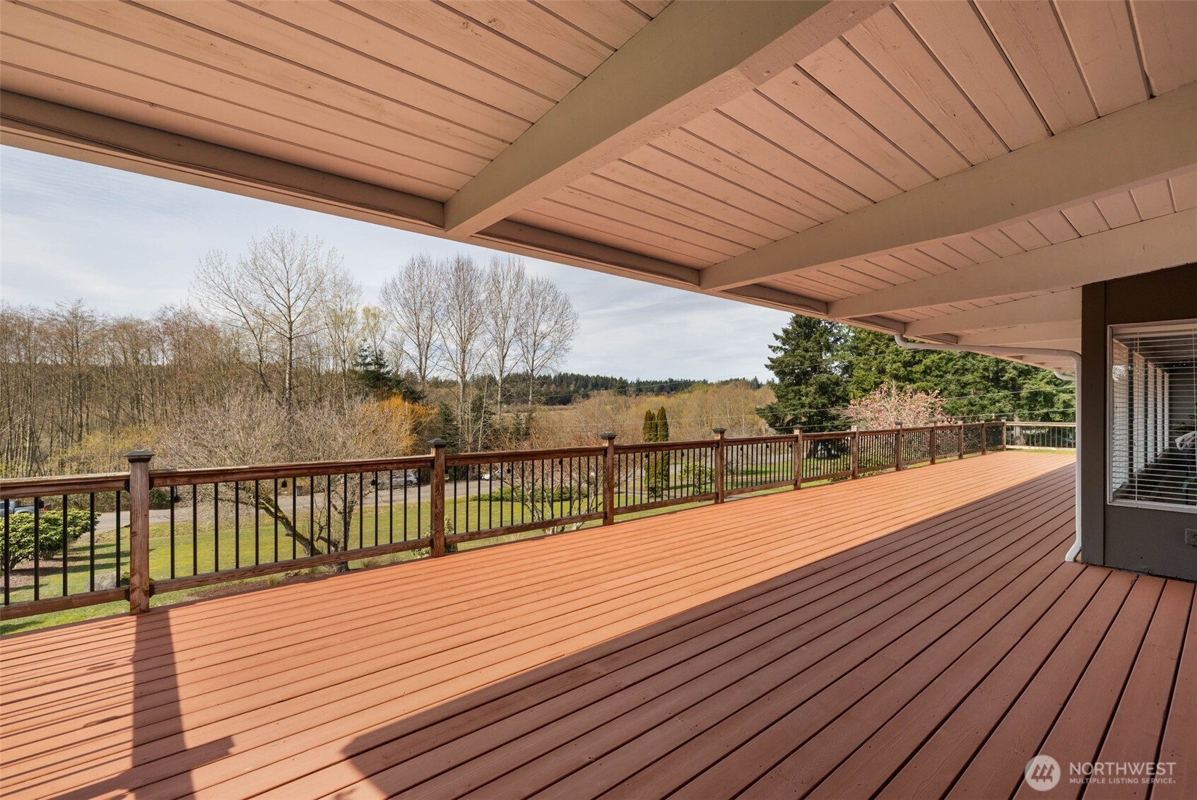 11782 Schold Road Northwest Silverdale, WA 98383 - Photo 30 of 40 a view of balcony with wooden floor