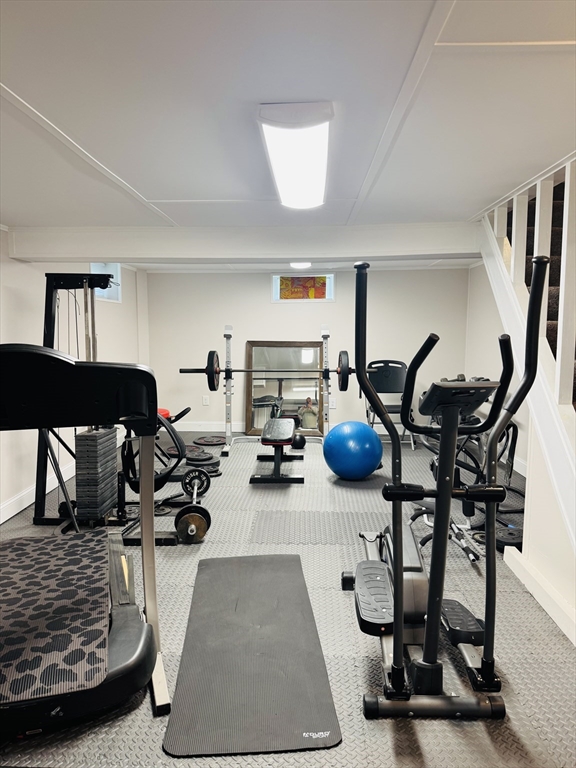 649 Stafford Road Fall River, MA 02721 - Photo 15 of 17 a view of a room with gym equipment