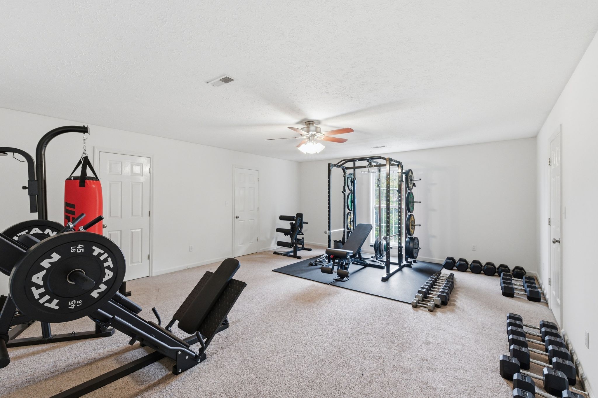 615 Vaughan's Gap Road Spring Hill, TN 37174 - Photo 23 of 26 a room with gym equipment and a mirror