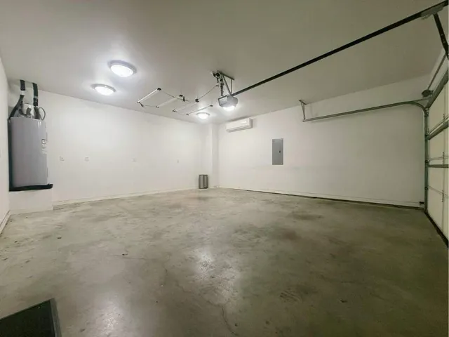 a view of deck and the ocean