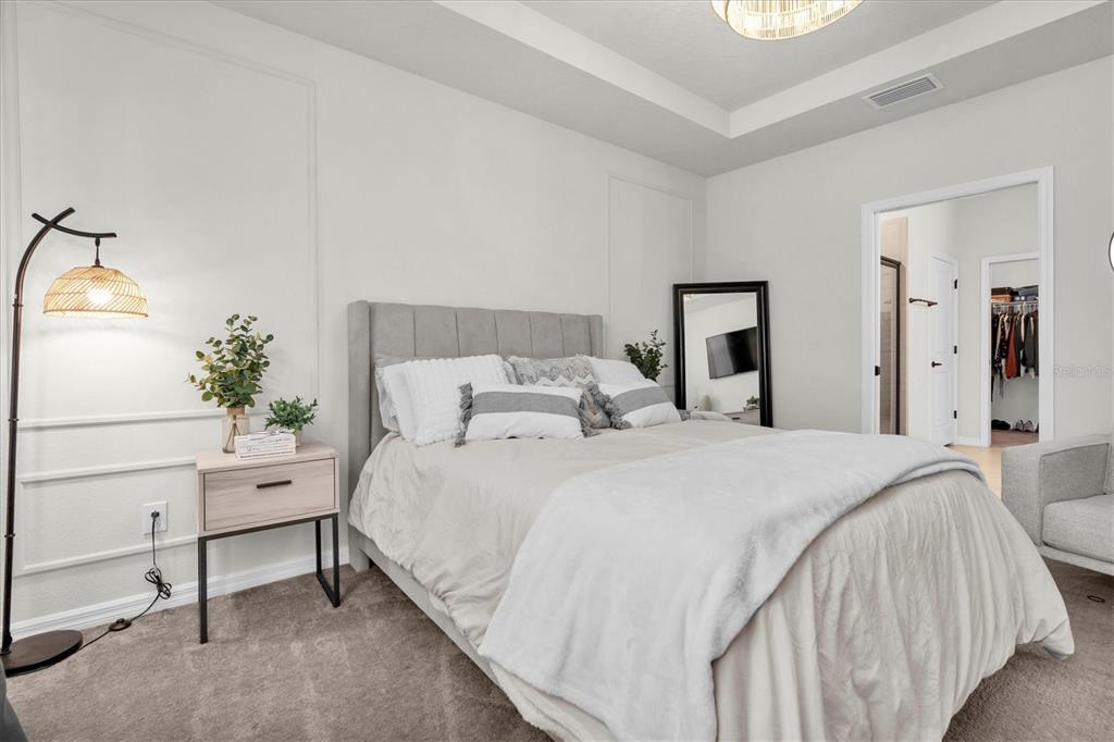 6352 Mooring Line Circle Apollo Beach, FL 33572 - Photo 18 of 33 a bedroom with a bed and a potted plant