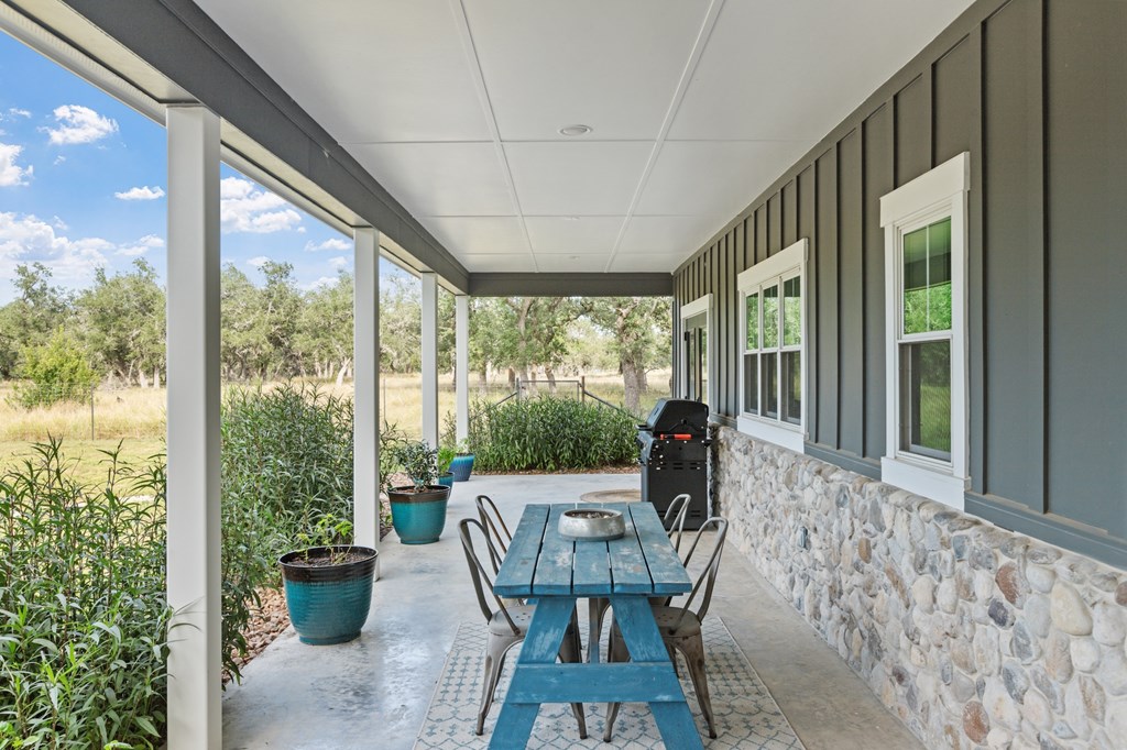 210 Dally Road Comfort, TX 78013 - Photo 46 of 79 Covered Back Porch