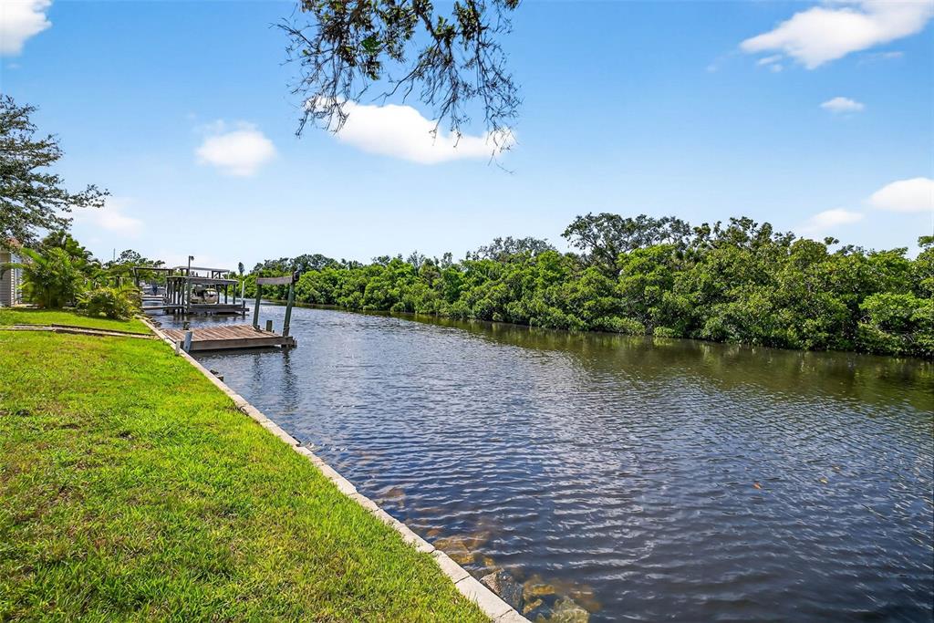 3225 West Shell Point Road Ruskin, FL 33570 - Photo 12 of 67 a view of a lake with a garden