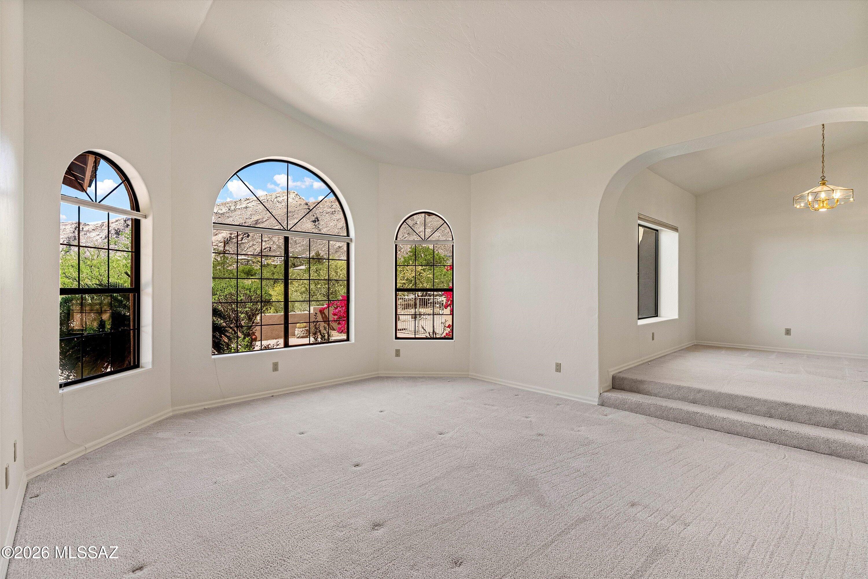 6340 North Valley View Road Tucson, AZ 85718 - Photo 8 of 44 Mountain View from Living Room