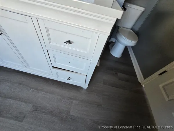 a view of a closet area