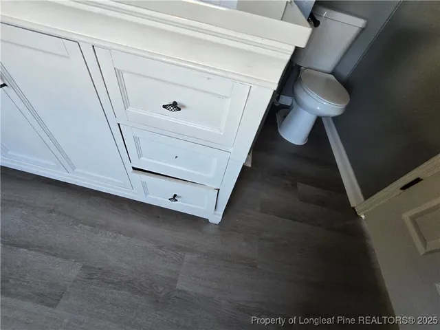 a view of a closet area