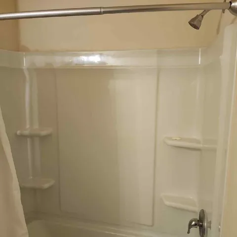 a close view of closet